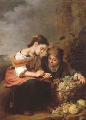 Bartolome Esteban Murillo The Little Fruit Seller (mk08) china oil painting image